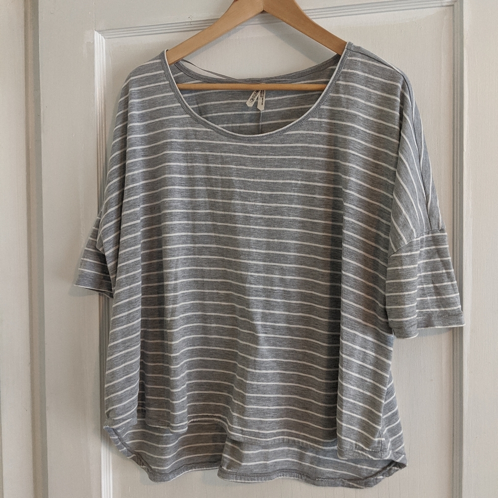 Striped gentle fawn t shirt